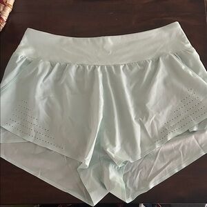 JoyLab Light Mint Women's Active Layered Shorts - Breathable Performance